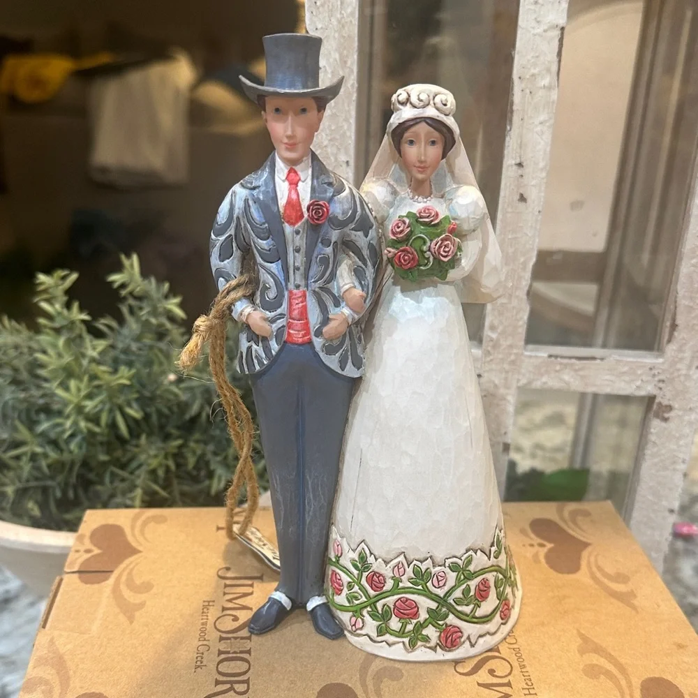 Jim Shore Wedding Couple Cake Topper